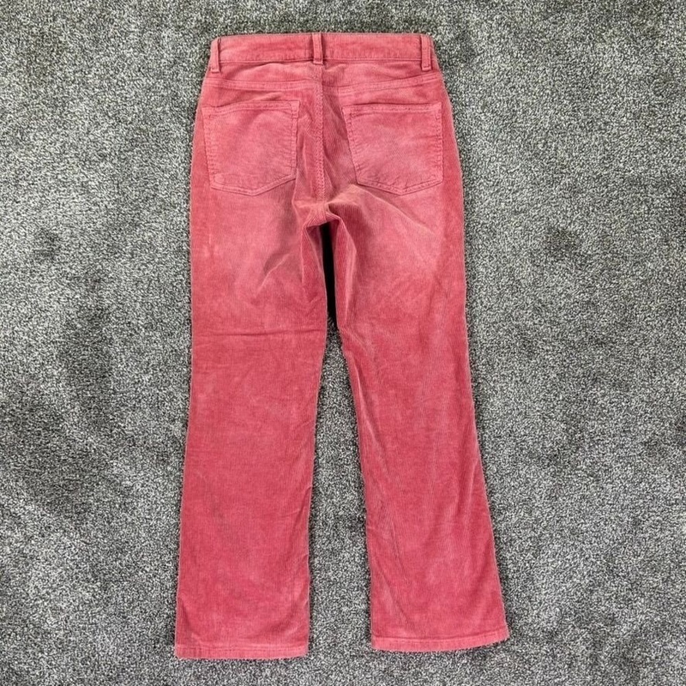 Anthropologie Pilcro The Yaya Corduroy Pants Womens 27 Mid Rise Rose Pink Casual - Picture 2 of 12
